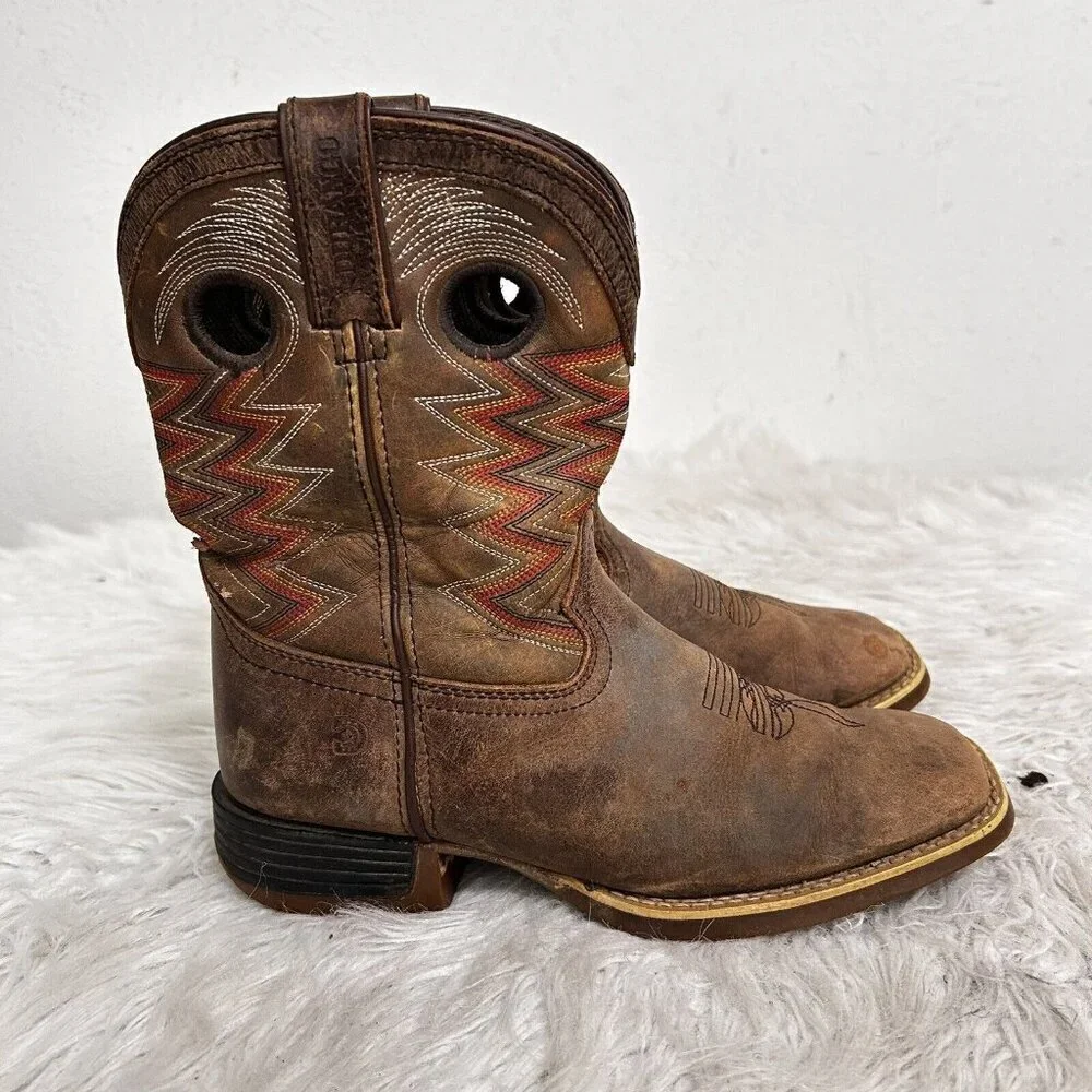 Durango Tigers Eye Brown Kid's Unisex Leather 8